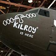 Nose Art Kilroy Was Here Art Print