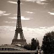 Nostalgic Journey In Paris Art Print