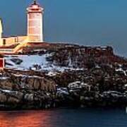 Nubble Light Night Art Print