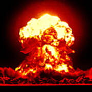 Nuclear Explosion Art Print