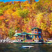 Number 5 Of The 7 Sisters Green Pond Lake Art Print