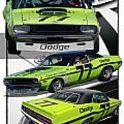 Number 77 Dodge Challenger Trans Am Racecar Art Print