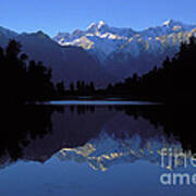 New Zealand Alps Art Print