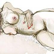 O Sleeping - Female Nude Art Print