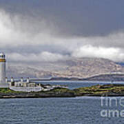 Oban Bay Lighthouse Art Print