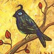 Observant Bird 101 Art Print