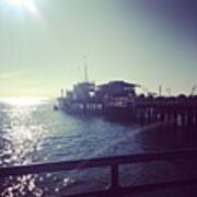 Ocean Ave. #boardwalk #view #gorgeous Art Print