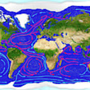 Ocean Currents Art Print