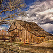 Old Barn In Franktown Art Print