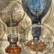 Antique Light Bulbs Art Print