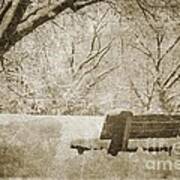 Old Time Winter Day Art Print