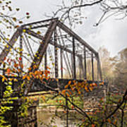 Old Trestle In The Fall Art Print