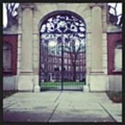 One Of The Gates At Harvard University Art Print