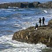 Oregon Coast Fishermen Art Print