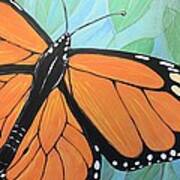 Original Abstract Painting Butterfly Print ... Monarch Art Print