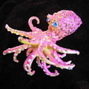 Oscar The Octopus Art Print