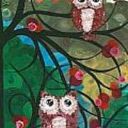 Owl Couples - 03 Art Print