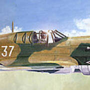 P-40e Warhawk Art Print