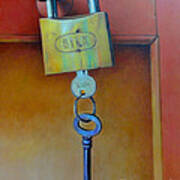 Padlocked Art Print