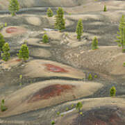 Painted Dunes Lassen Volcanic Np Art Print