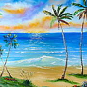 Palm Tree Paradise Art Print