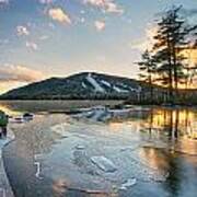 Panorama Of Moose Pond Art Print