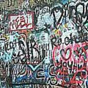 Paris Mountain Graffiti Art Print