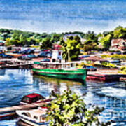 Parry Sound - Painterly Version 2 Art Print