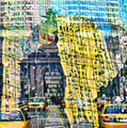 Passion Nyc Yellow Cab Art Print