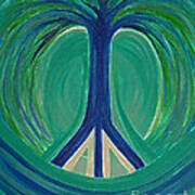 Peace Tree By Jrr Art Print