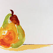 Pear In Autumn Art Print