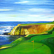 Pebble Beach Golf Course Art Print