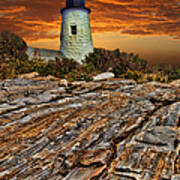 Pemaquid Point Lighthouse Art Print