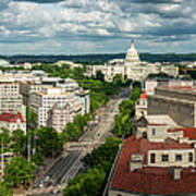 Pennsylvania Avenue Leading Up To The Art Print