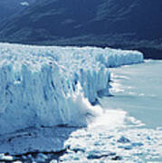 Perito Moreno Glacier And Lake Art Print