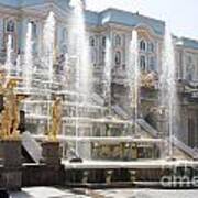 Peterhof Palace Fountains Art Print