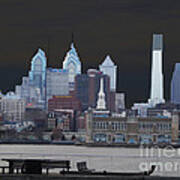 Philadelphia Skyline Art Print