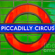 Piccadilly Circus Tube Station Art Print