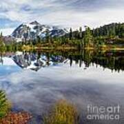 Picture Lake Reflections Art Print