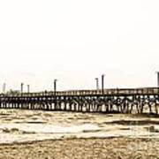 Pier In South Carolina Art Print