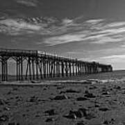 Pier San Simeon-1 Art Print