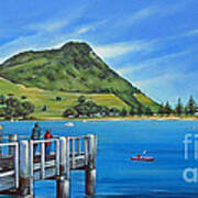 Pilot Bay Mt Maunganui 201214 #1 Art Print