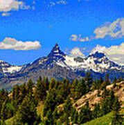 Pilot Peak Wyoming Art Print