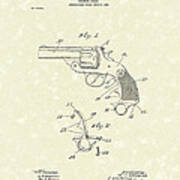 Pistol Grip 1904 Patent Art Art Print