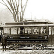 Pittston Pa Trolley Late 1800s Art Print