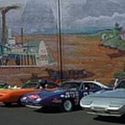 Plymouth Superbirds And Dodge  Daytonas Art Print