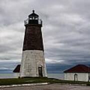 Point Judith Lighthouse In Narragansett Art Print