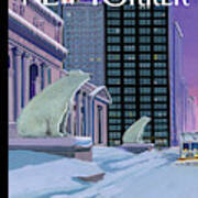 Polar Bears On Fifth Avenue Art Print