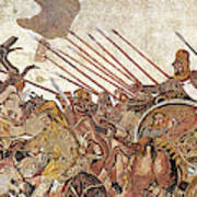 Pompeii, Alexander Mosaic, Battle Art Print