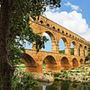 Pont Du Gard Art Print